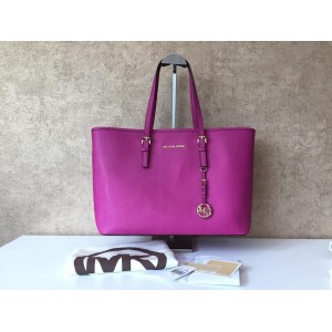 [NEW] MICHAEL KORS 30S3GTVT6L Medium Jet Set Multifunction Saffiano Travel Tote